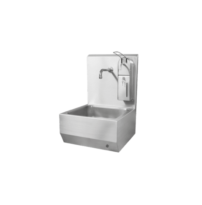 Waschbecken mit Rückwand