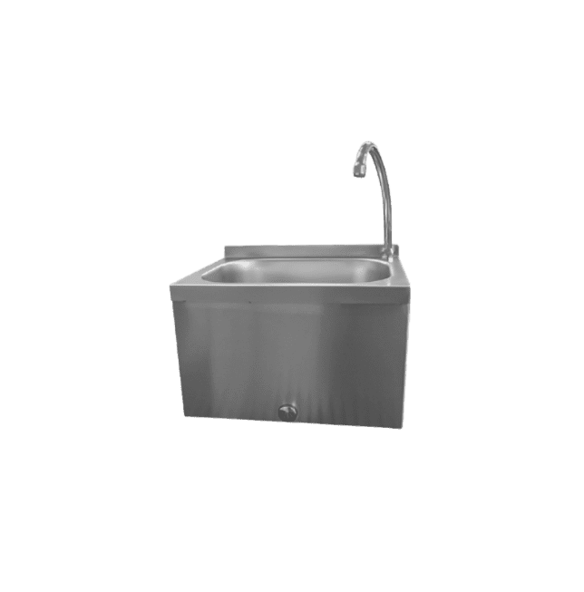 Waschbecken mit Kniehebel